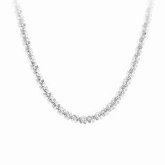 Sparkling 925 Sterling Silver Chain – Necklace & Bracelet Set | Syleane