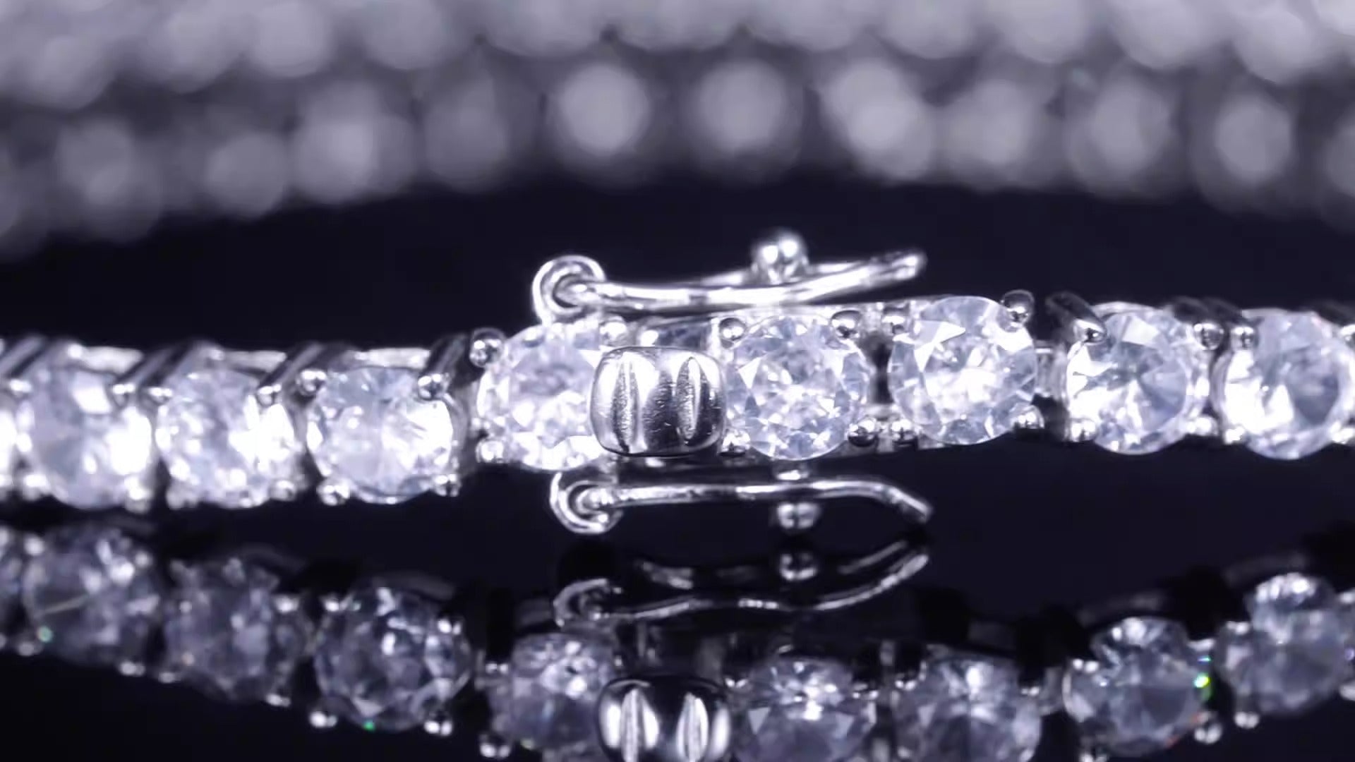 Sparkling CZ Tennis Bracelet in 925 Sterling Silver - Syleane